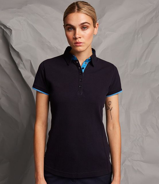 Cotton Polos - Ladies Contrast