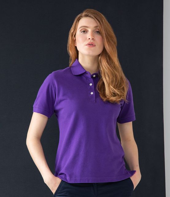 Henbury Ladies Classic Cotton Piqué Polo Shirt