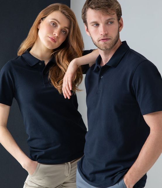 Henbury Stretch Cotton Piqué Polo Shirt