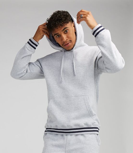 Front Row Unisex Striped Cuff Hoodie