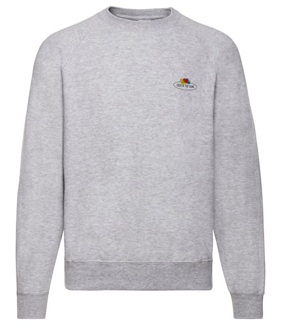 Fruit of the Loom Vintage Small Logo Raglan Sweatshirt