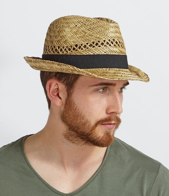 Beechfield Straw Summer Trilby