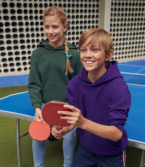 Fruit of the Loom Kids Classic Hooded Sweatshirt