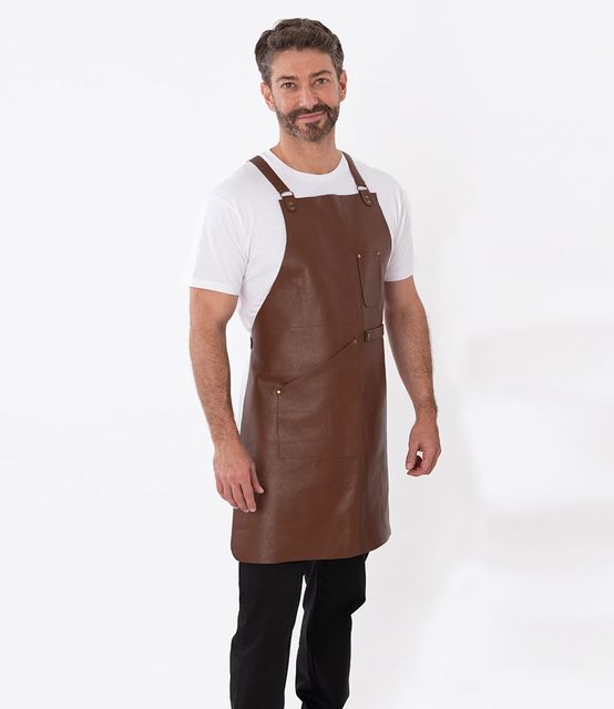 Joseph Alan Leather Bib Apron