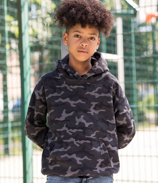 AWDis Kids Camo Hoodie