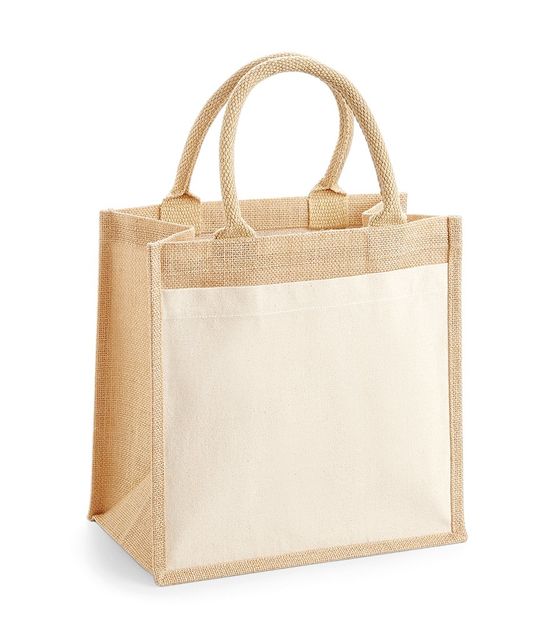 Westford Mill Pocket Jute Midi Tote