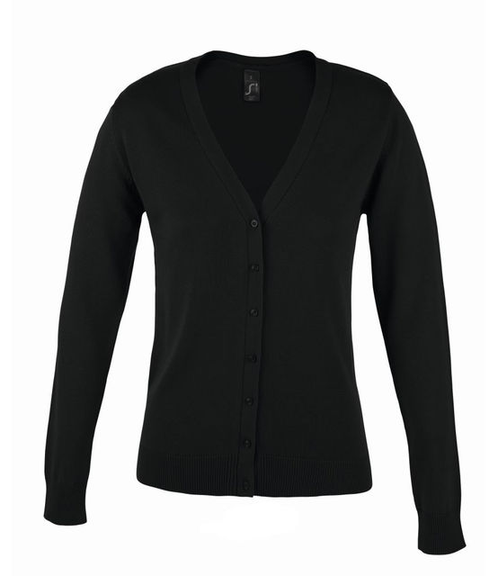 SOL'S Ladies Golden Cotton Acrylic V Neck Cardigan