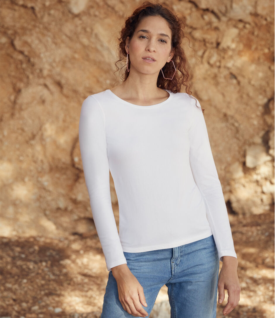 Long length t clearance shirts for ladies