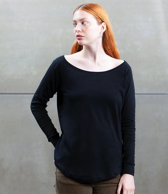 Mantis Ladies Loose Fit Long Sleeve T-Shirt