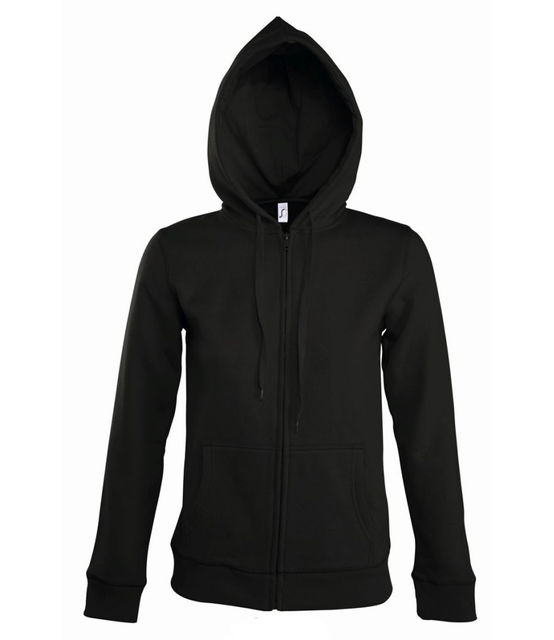 SOL'S Ladies Seven Zip Hooded Sweatshirt
