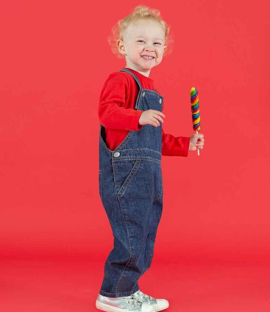 Larkwood Kids Denim Dungarees