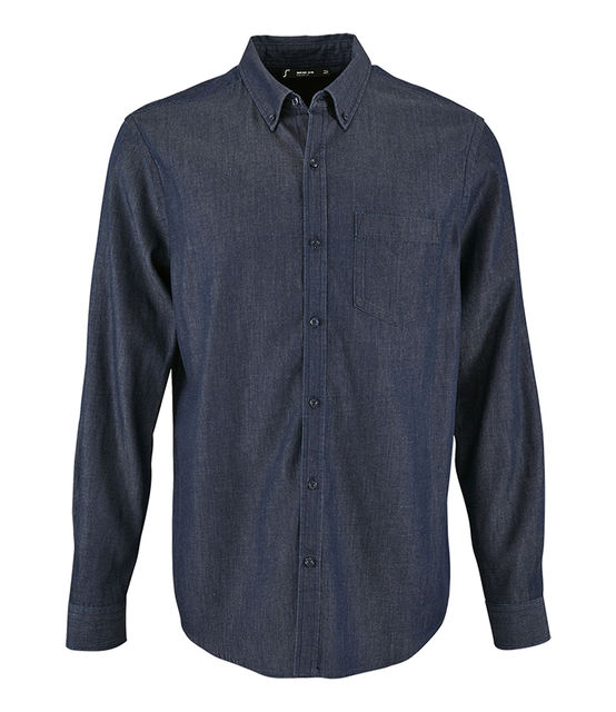 SOL'S Barry Long Sleeve Denim Shirt