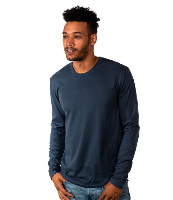 Next Level Cotton Long Sleeve Crew Neck T-Shirt