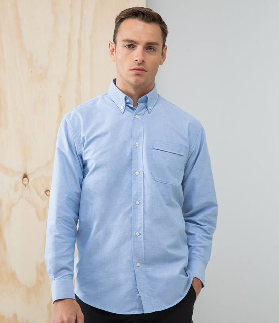 Henbury Long Sleeve Classic Oxford Shirt