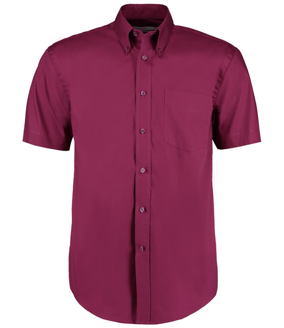 Kustom Kit Premium Short Sleeve Classic Fit Oxford Shirt