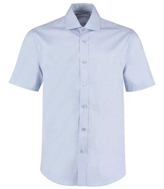 Kustom Kit Premium Short Sleeve Classic Fit Oxford Shirt