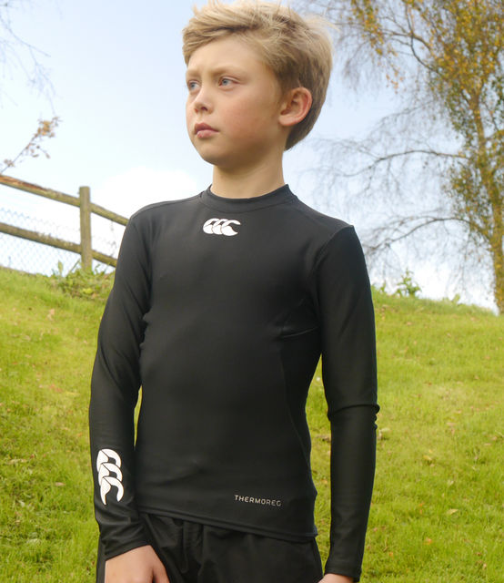 Canterbury Kids Long Sleeve ThermoReg Base Layer