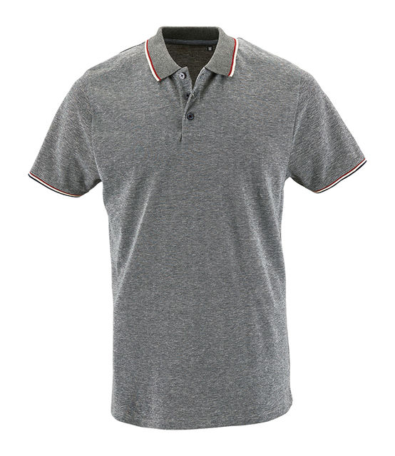 SOL'S Paname Heather Piqué Polo Shirt