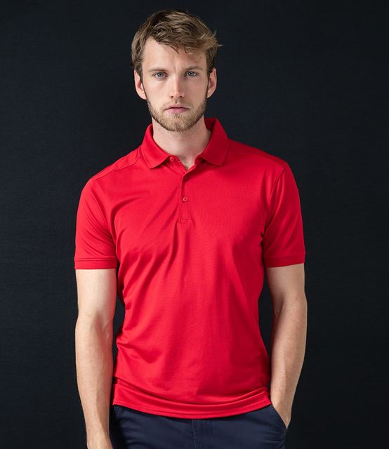 Henbury Stretch Microfine Piqué Polo Shirt