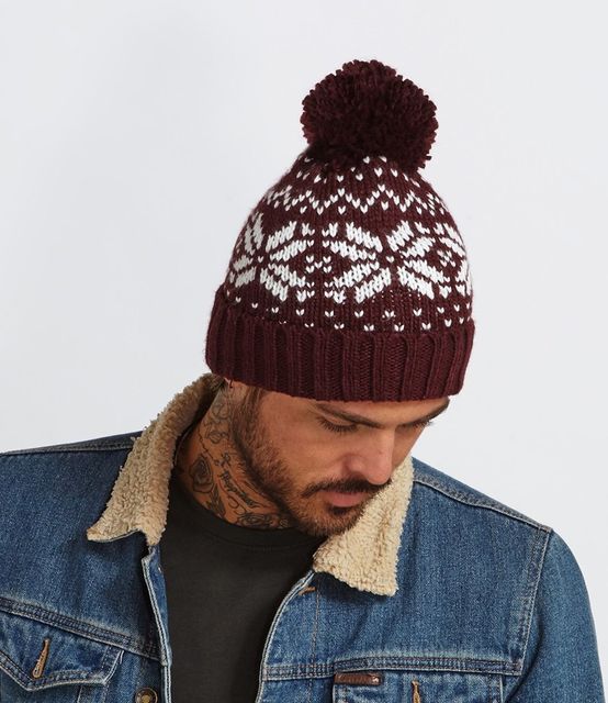 Beechfield Fair Isle Snowstar® Beanie