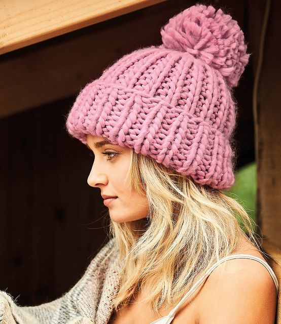 Beechfield Oversized Hand Knit Beanie