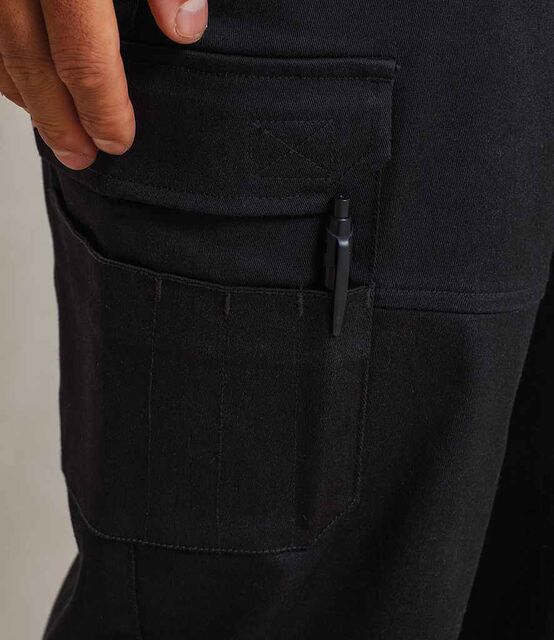 Premier Unisex Stretchchecker Work Cargo Trousers