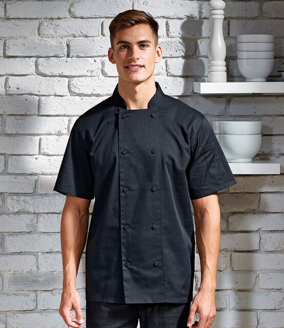 Premier Coolchecker® Short Sleeve Chef's Jacket