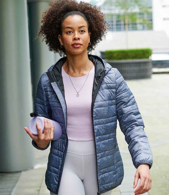 Regatta Ladies Firedown Packaway Hooded Baffle Jacket