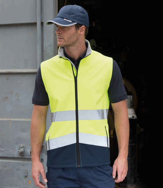 Result Safe-Guard Printable Safety Soft Shell Gilet