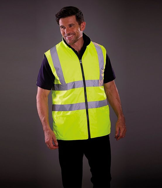 Yoko Hi-Vis Reversible Fleece Bodywarmer