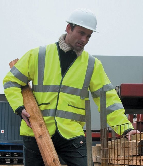 Result Safe-Guard Lightweight Hi-Vis Motorway Safety Jacket