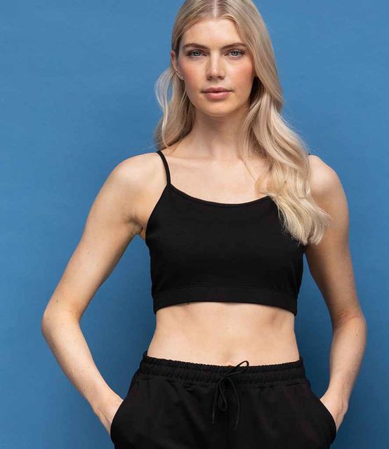 SF Ladies Sustainable Cropped Cami Vest Top