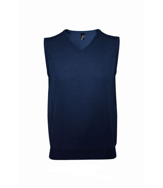 SOL'S Gentlemen Sleeveless Cotton Acrylic V Neck Sweater
