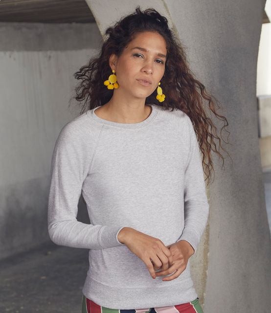 Fruit of the Loom Lady Fit Lightweight Raglan Sweatshirt