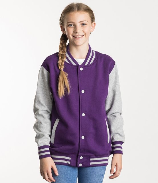 AWDis Kids Varsity Jacket