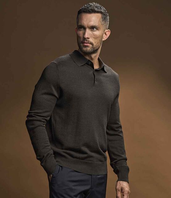 Tee Jays Knitted Polo Shirt