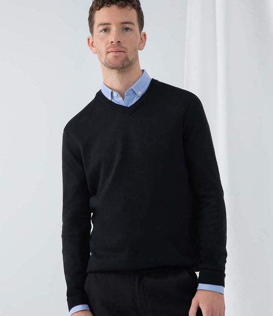 Henbury Acrylic V Neck Sweater