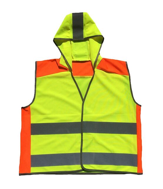 Warrior Kids Hi-Vis Two Tone Hooded Waistcoat