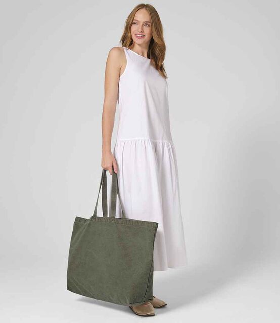 Westford Mill Garment Dyed Oversized Tote Bag