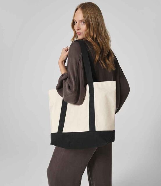 Westford Mill EarthAware® Organic Varsity Shopper