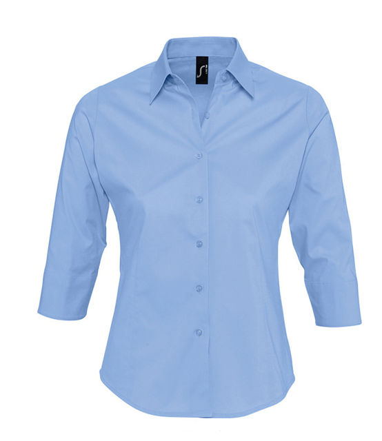 SOL'S Ladies Effect 3/4 Sleeve Fitted Shirt