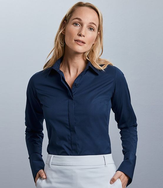 Russell Collection Ladies Ultimate Stretch Shirt