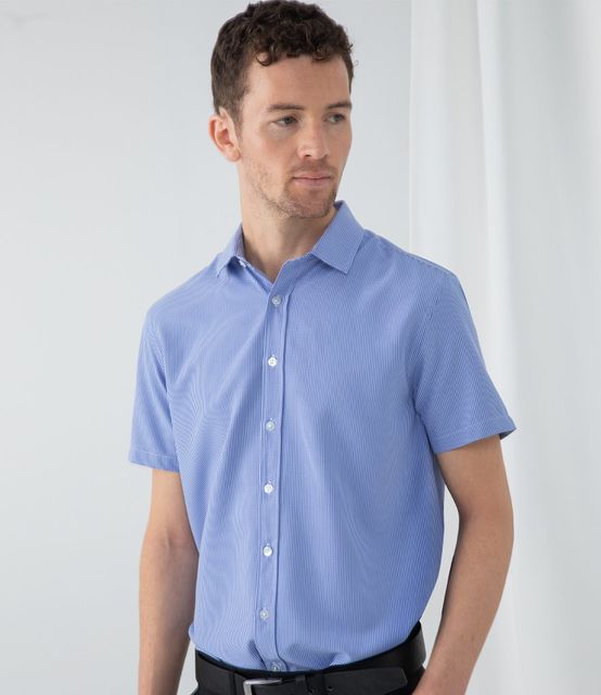 Henbury Gingham Short Sleeve Shirt