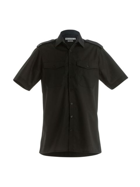 Kustom Kit Short Sleeve Tailored Pilot Shirt