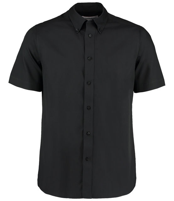 Kustom Kit Short Sleeve Tailored City Business Shirt